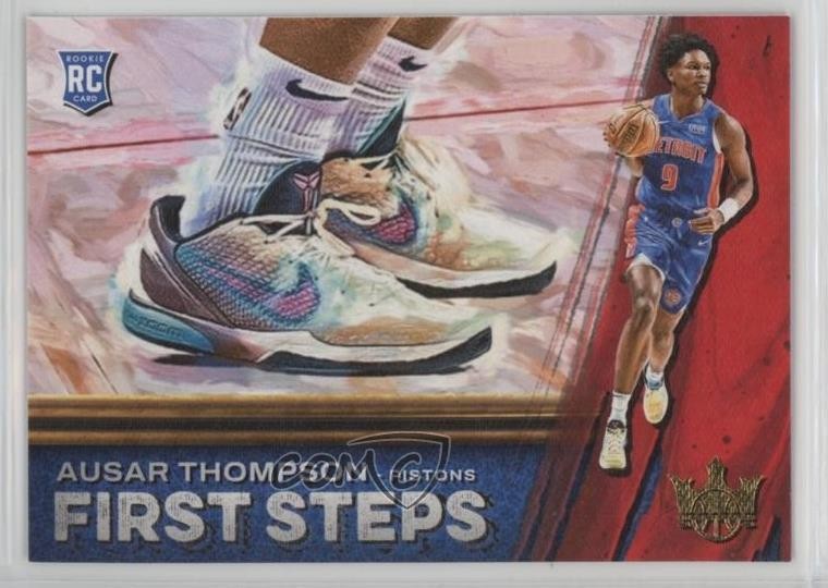 2023-24 Panini Court Kings First Steps Ausar Thompson #5 Rookie RC