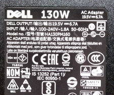 DELL - 130w AC Power Adapter - 19.5v - 6.7a - HA130PM160 - Genuine OEM - Tested