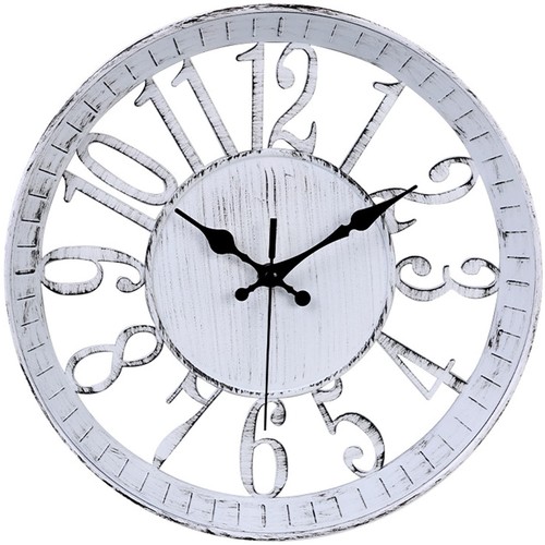 Ogetok Vintage Wall Clock 12 Inch, Round Wall Clocks Battery Operated ...