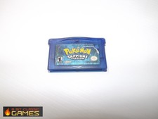 NEW BATTERY!  Pokemon Sapphire - NINTENDO Gameboy Advance - FAST SHIPPING! 76b