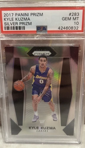 Kyle Kuzma 2017 Panini Prizm Silver Prism Los Angeles Lakers PSA 10