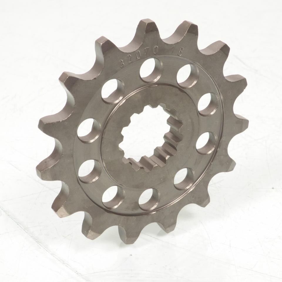 Pignon de sortie de boite Sifam pas 520 à 15 dents, usinage de précision pour moto neuve