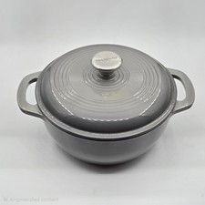 Brandani Italia Tradizionale Disa Ghisa Forno Olandese Pentola 3,2 qt Grigio Nuovo senza etichette