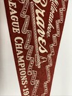 1957 Vintage Milwaukee Braves Baseball Mlb 11x28.5 Pennant Banner Hank Aaron — photo 5