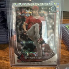 2025 Bowman Chrome #5 Yusei Kikuchi Geometric #/499
