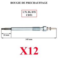 Bougies de préchauffage Honda CIVIC