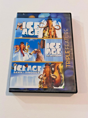 ICE AGE TRIPLE FEATURE - Ice Age/The Meltdown/Dawn Of The Dinosaur DVD