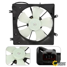 Electric Radiator Condenser Cooling Fan Assembly For 03 04 05 06 07 Honda Accord