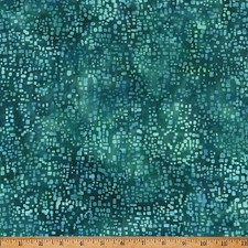 Hoffman Batiks Fabric - Bali Batik - Aquarius Square Blender X2655-536