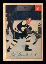 1954 Parkhurst #51 Bill Quackenbush   VG X3381042