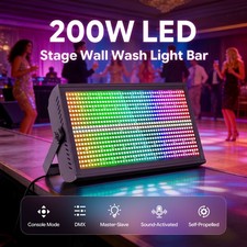 200W 768LED Wall Wash Light Stage Effect Lights RGB DMX Party Lighting DJ Party
