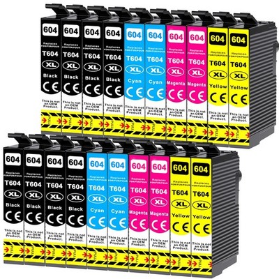 XXL 604 Patronen Kompatibel für Epson 604 Workforce WF 2930 WF 2935 WF 2910 DWF