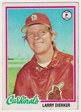 1978 Topps #195 Larry Dierker St. Louis Cardinals