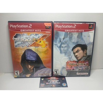 TEKKEN LOT TAG TOURNAMENT & TEKKEN 4 CIB SONY PS2 TESTED WORKING