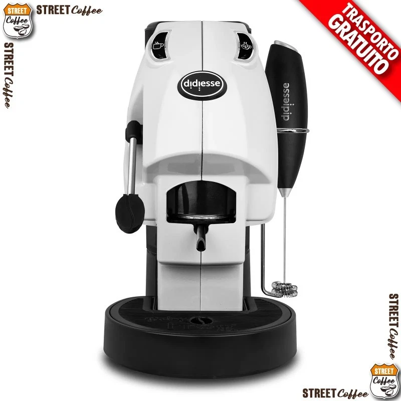 Macchina caffè DIDIESSE BABY Frog Coffee Tea + FRULLINO Nero Nera  + OMAGGIO - Immagine 3 di 4