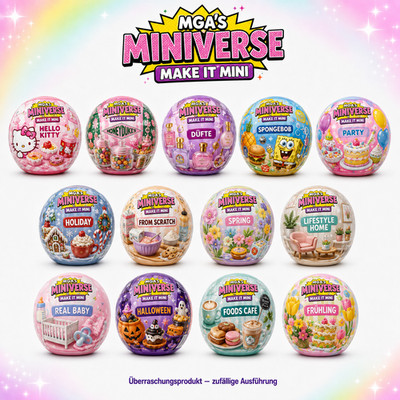 MGA Miniverse Make It Mini Überraschungskugel Blindbox Auswahl Spielzeug Neu OVP