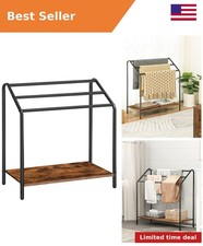 Freestanding Towel-Rack for Bathroom, 3 Tier Blanket Rack for Living Room