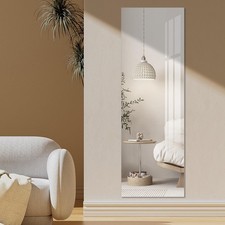 Full Length Mirror,47.25x15.75 Inch Acrylic Shatterproof Soft Mirrors, Non-Gl...