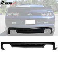 Fit 10-13 Chevy Camaro ZL1 Style Rear Bumper Diffuser Lip Lower Cover Valance