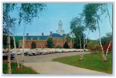 c1950's Cars Scene, The Readers Digest Building Pleasantville NY Postcard