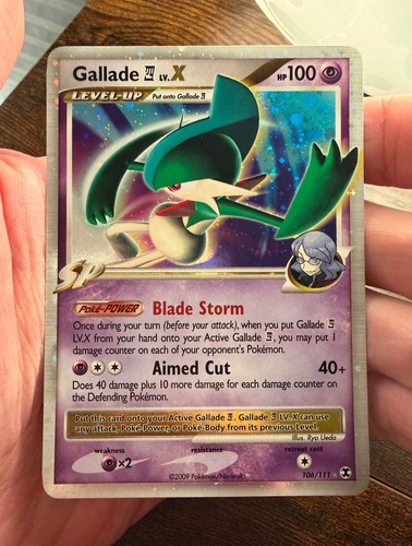 Pokemon - Gallade E4 Lv.X #106 - Rising Rivals - English
