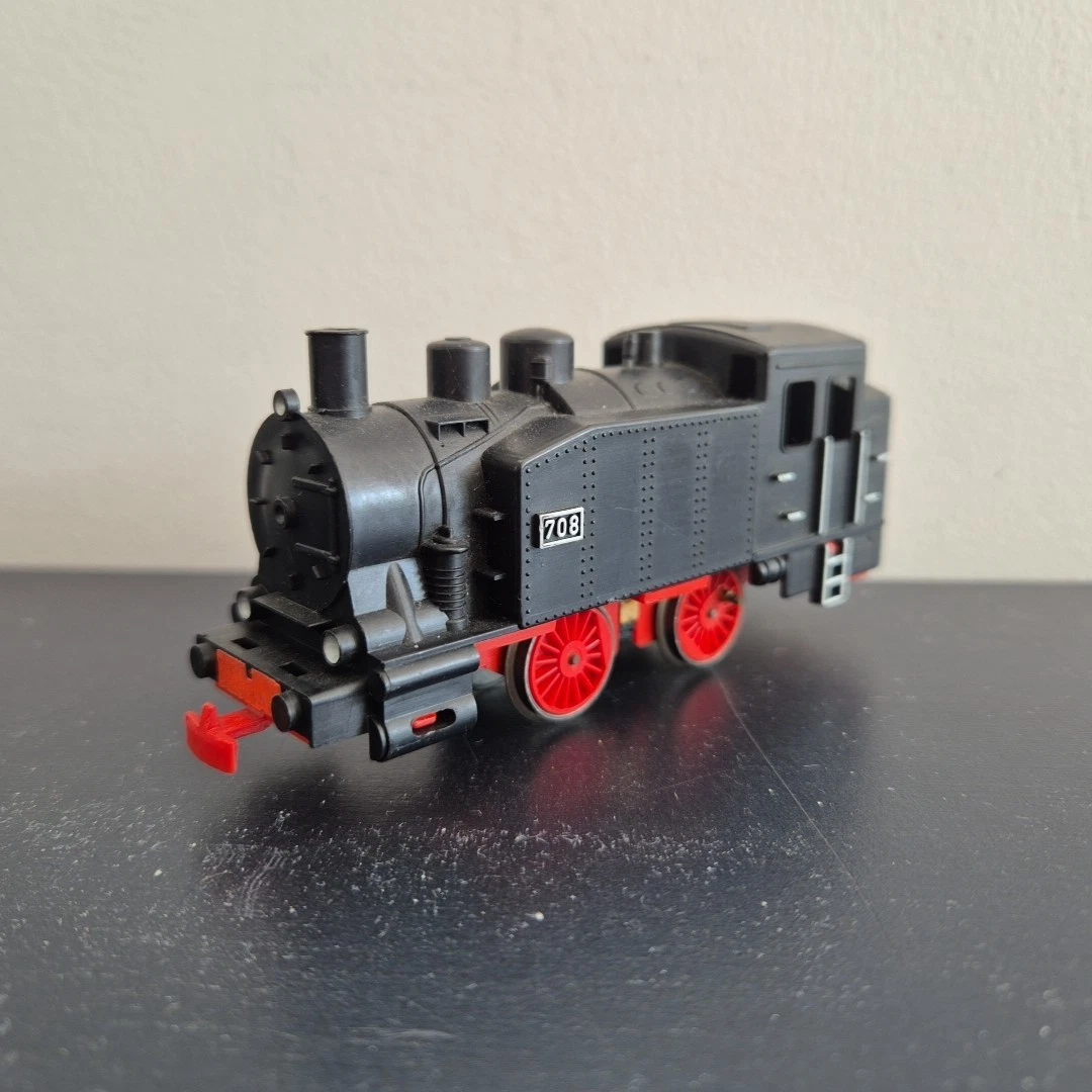 Locomotive Vapeur Jouef 12V Avec Tender SNCF 708 - Échelle HO - Occasion