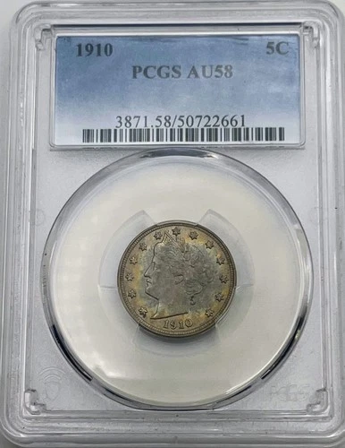 Photo of a 1910-P Liberty Nickel from an eBay listing that sold on Jul 20, 2026
