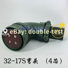 Aviation plug 4-pin MS3108B 32 17S curved VW3M5141 servo motor connector V56ICH