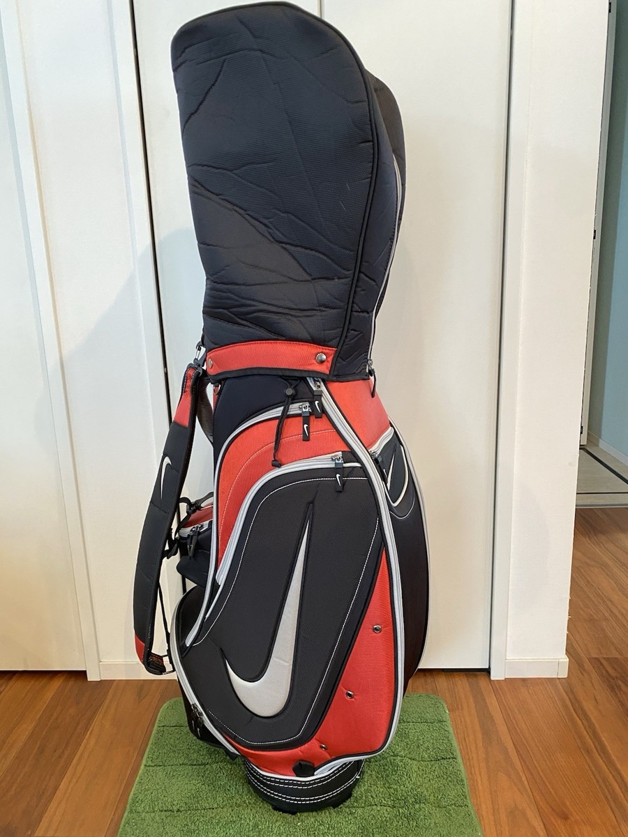 NIKE GOLF ゴルフバッグ キャディバッグ ブラック レッド Nike Red/Black Lightweight golf bag carry cart caddy bag