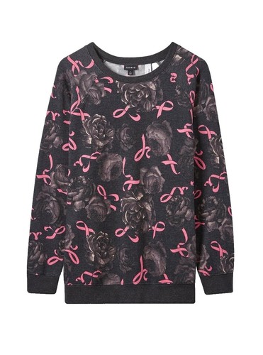 Honey Bees And Flowers Please Sweater Oversized Gray Size XXL