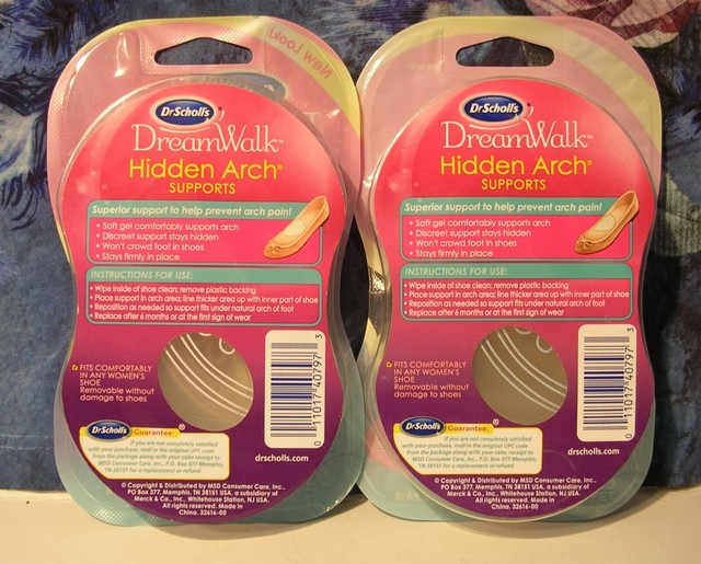 dr scholl's dreamwalk hidden arch supports