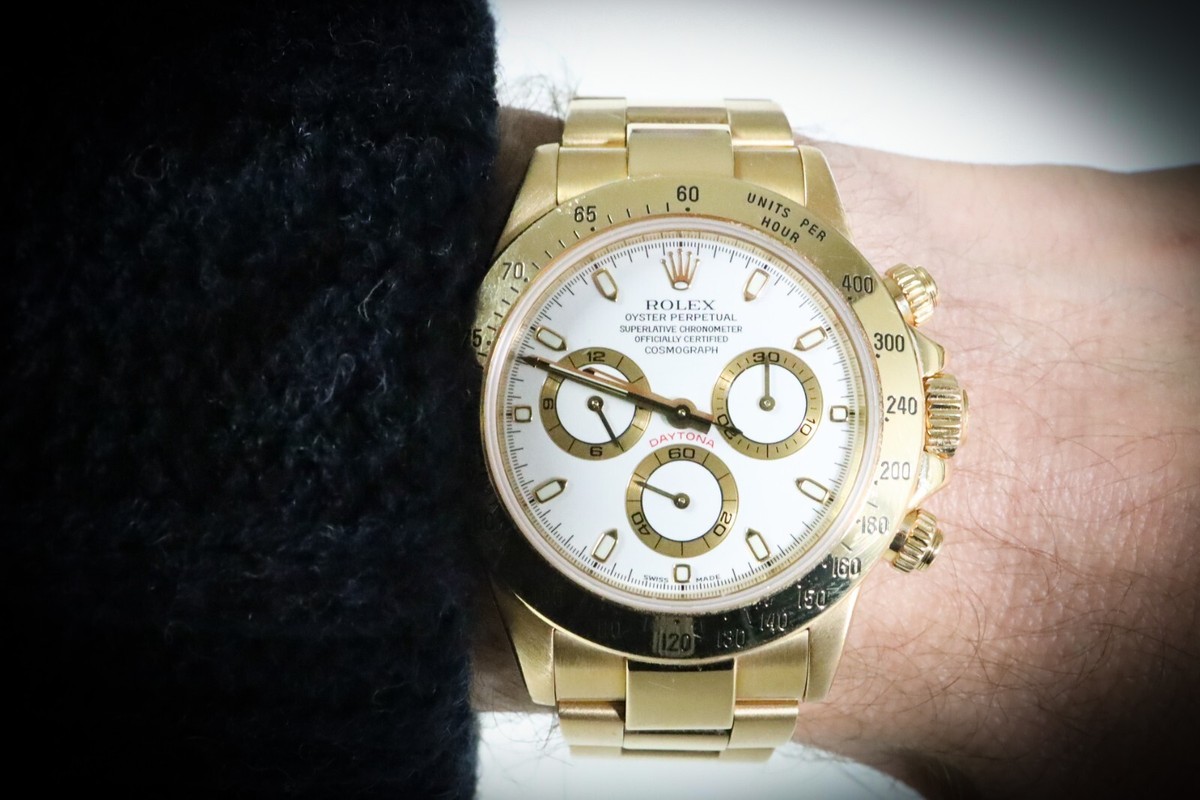 Rolex Daytona Cosmograph 40mm Ref 116528 18k yellow gold