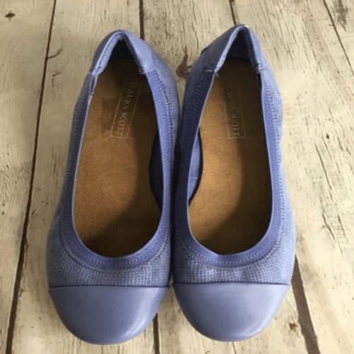 Laura Scott Womens 8 M Slip On Ballet Flats Shoes Comfort & Style Purple - Picture 7 of 10