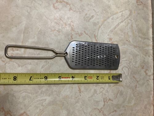 Vintage FOLEY Fine Vegetable Cheese Grater Hand Held Shredder Stainless USA