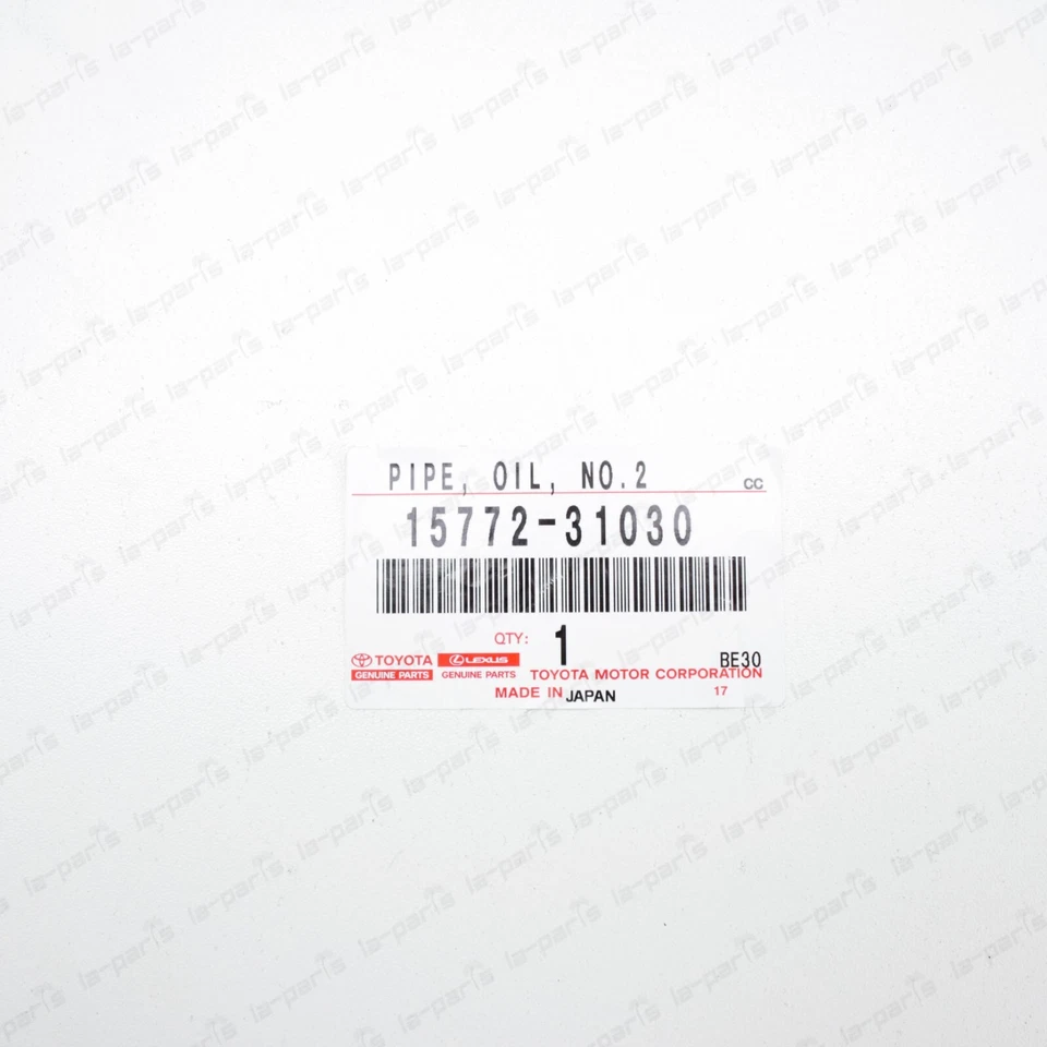 NUEVO GENUINO TOYOTA LEXUS 3.5 L 2GRFE MOTOR ENFRIADOR DE ACEITE LÍNEA 15772-31030 Foto 4 de 4