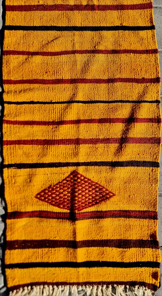 Alfombras amarillas 2x8, alfombra de cocina 2x8, alfombra de escalera 2x8, corredor amarillo, alfombra de pasillo 2x8 Foto 4 de 4