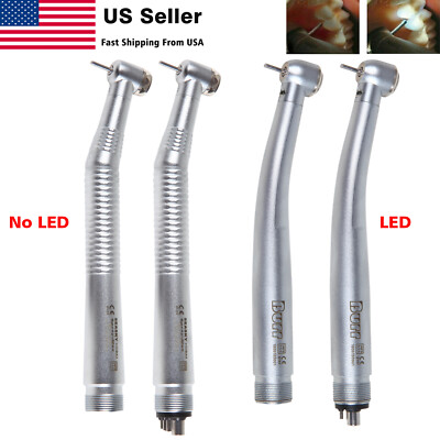 Dental No-LED/LED E-generator High Speed Handpiece Push Button 2/4Hole Turbine