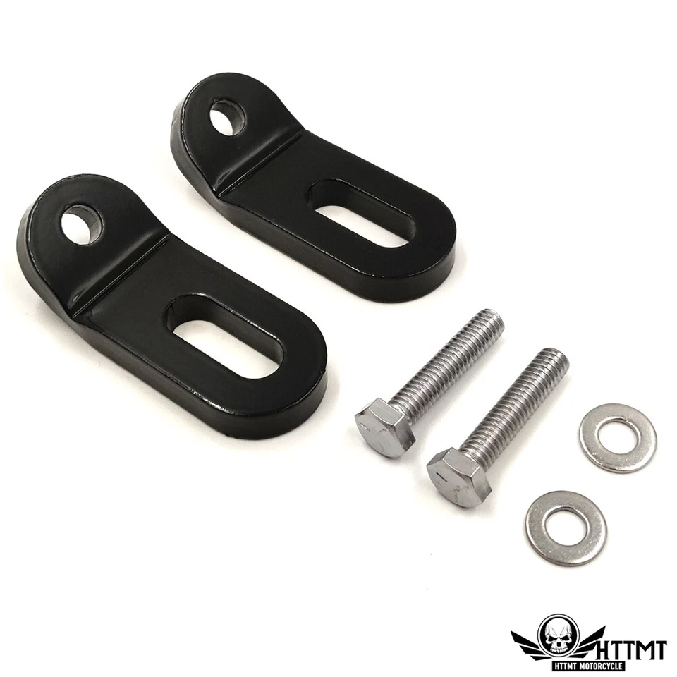 HTTMT Black Touchless Tie-Downs for Harley Touring Road King Electra Glide - Image 2 of 4