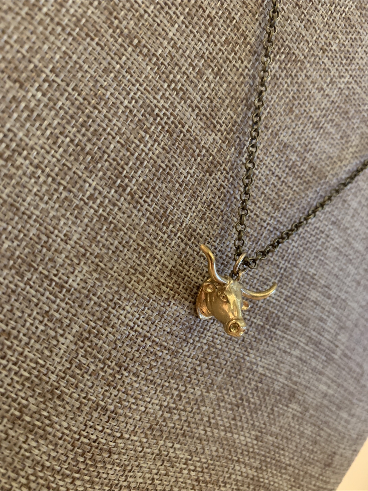 GOLD over STERLING SILVER Solid Heavy Weight Texa… - image 3