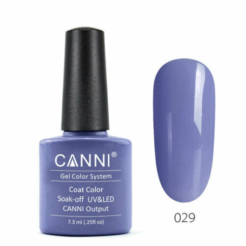 CANNI Nail Gel Polish CANNI Soak Off UV LED Colour Glitter Base Top coat Varnish - Picture 41 of 221