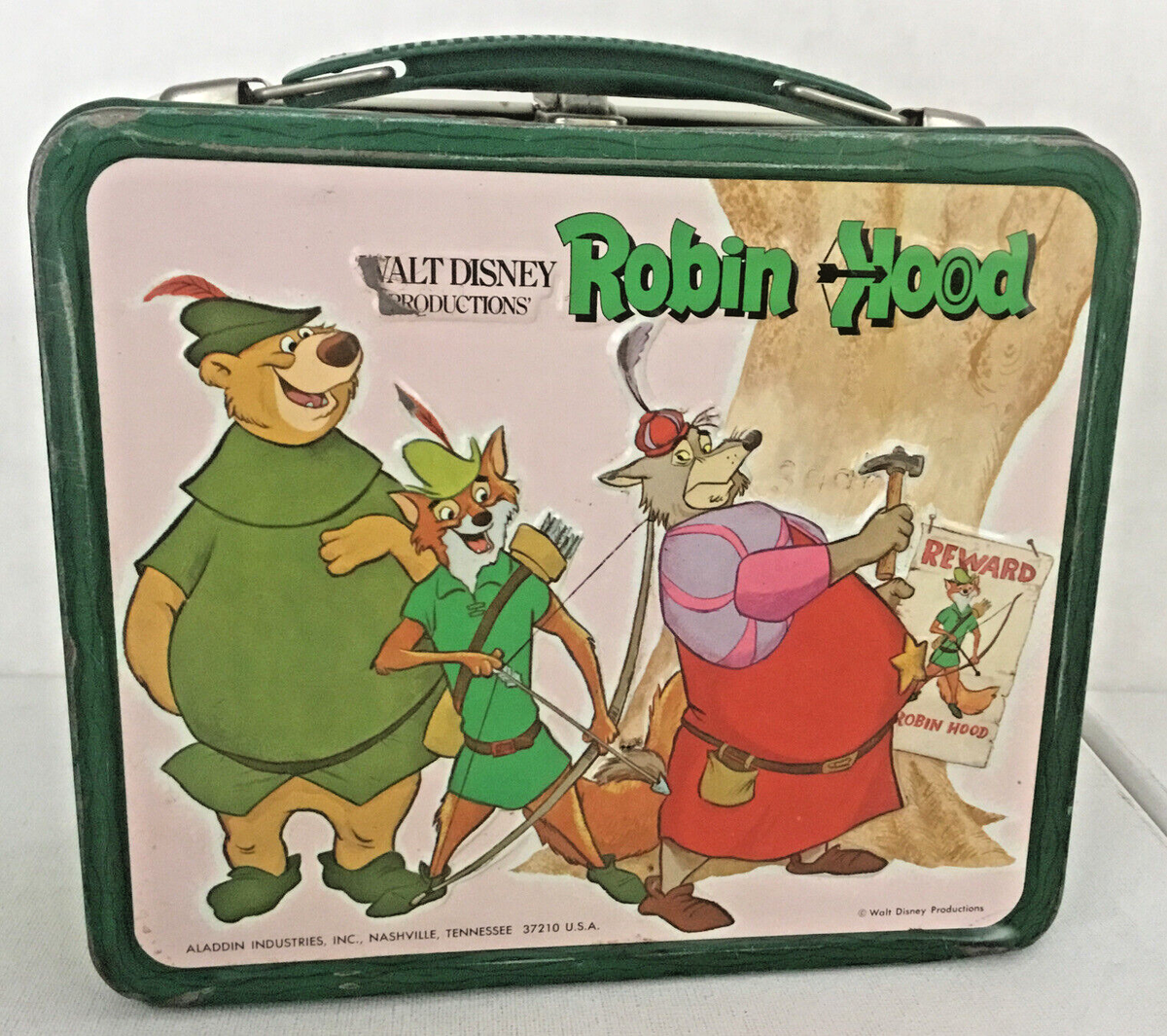 1974 WALT DISNEY ROBIN HOOD Metal Lunch Box | eBay