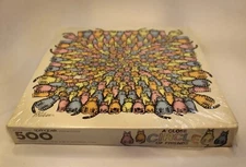 1978 Springbok 500 Jigsaw Puzzle B Kliban Rainbow Cat Friends Circle 2423 Sealed