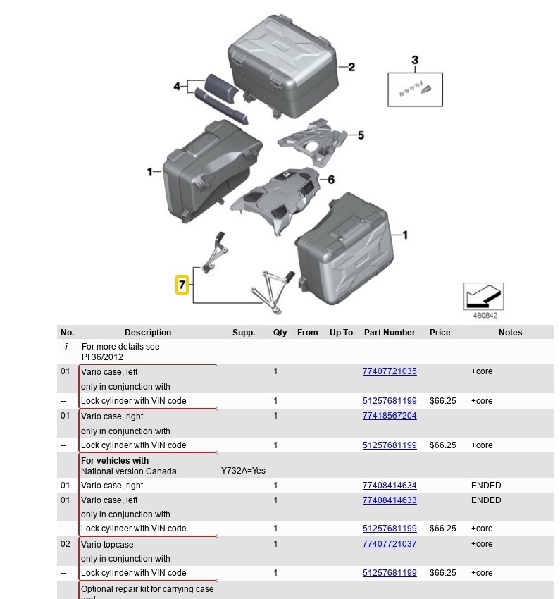 BMW Cover Holder Set 77428525874 Genuine | eBay 