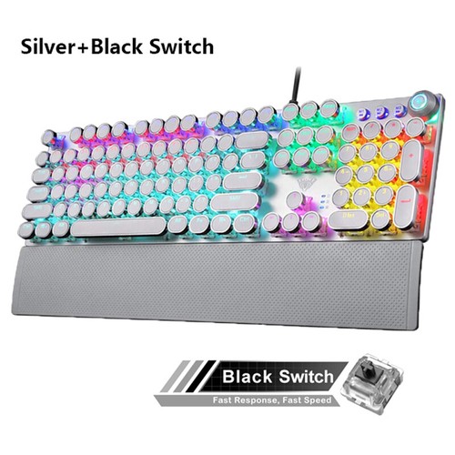10 Keys Wired Mechanical Keyboard Gaming Keyboard RGB Backlit for Games / Office - Picture 15 of 16