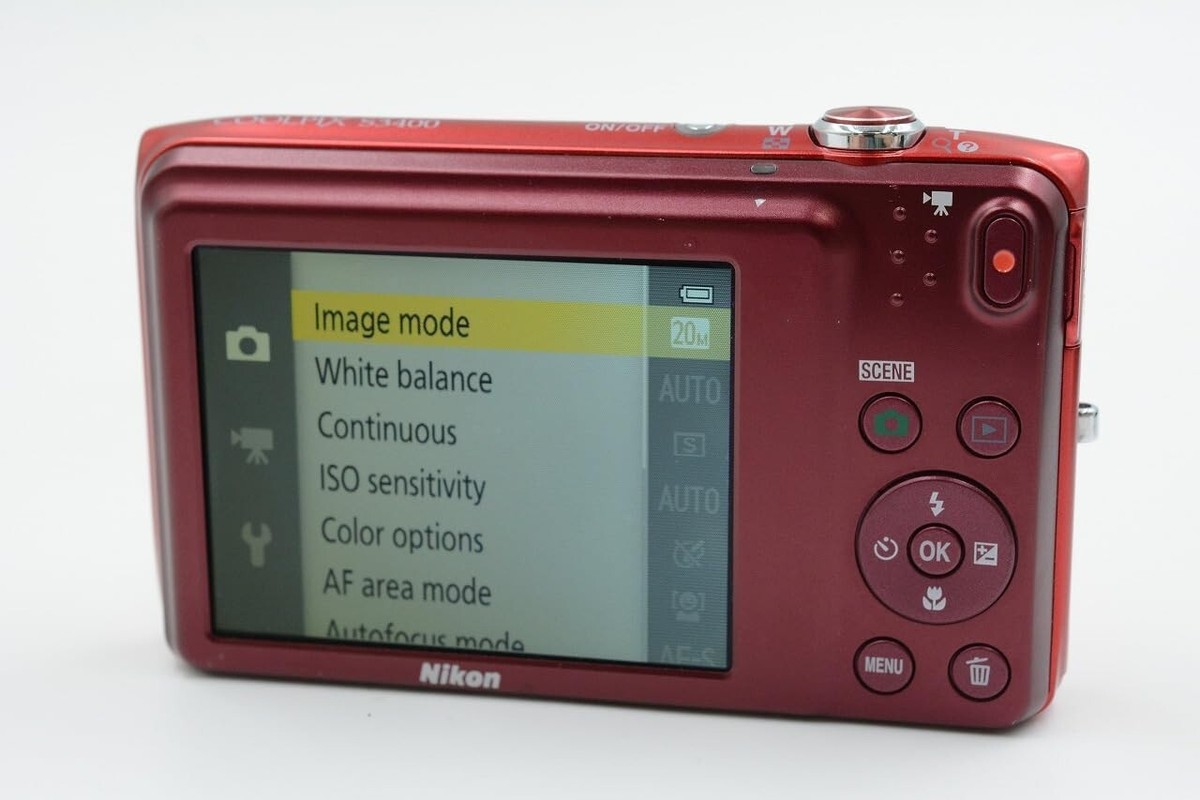 ニコン Nikon COOLPIX S3400 Nikon Coolpix S3400 16 MP Digital Camera with 7x Optical IS