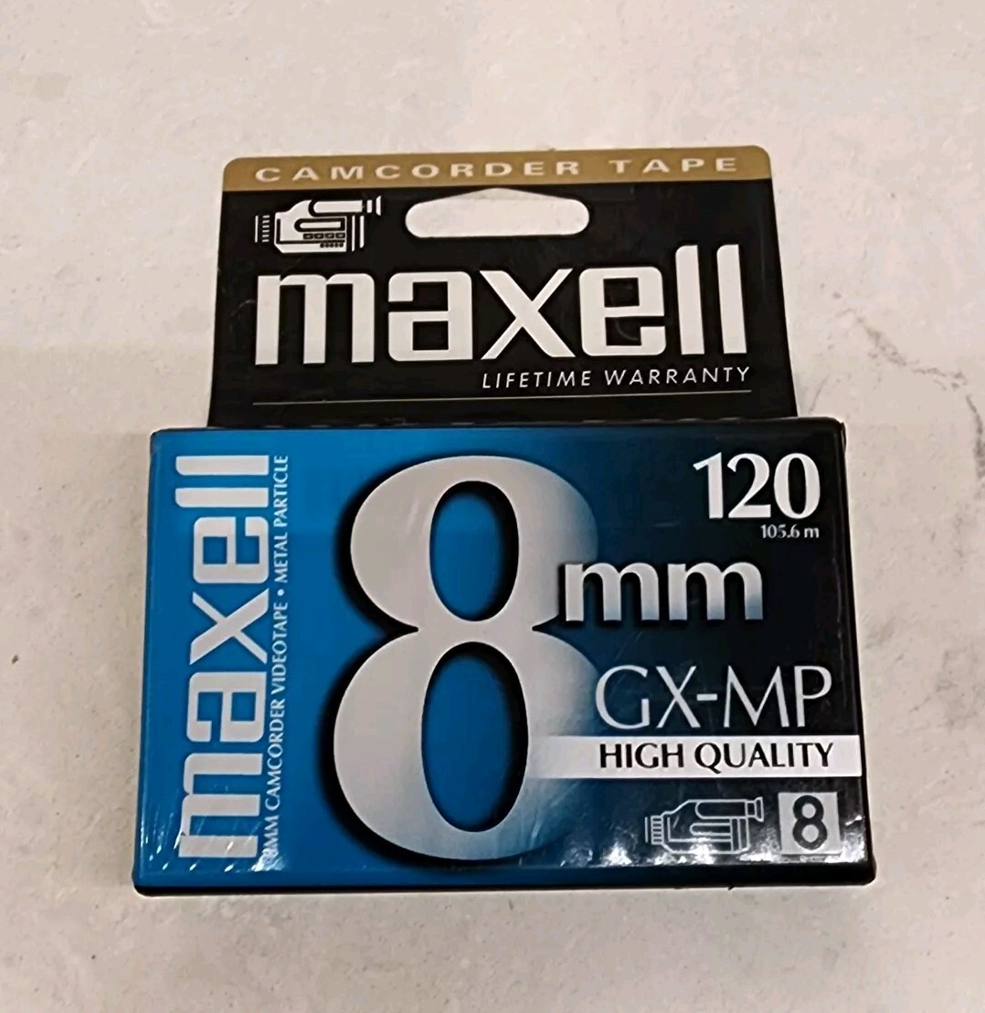 MAXELL 8mm GX-MP High Quality Camcorder Video Tape 8 mm 120 min