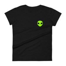 Mujer Camiseta Manga Corta Alien - OVNI - Alien Camiseta
