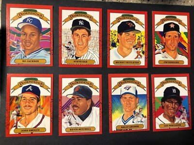 1990 DONRUSS DIAMOND KINGS BASEBALL CARDS 1-27 YOU CHOOSE FREE SHIPPING MLB  CARD