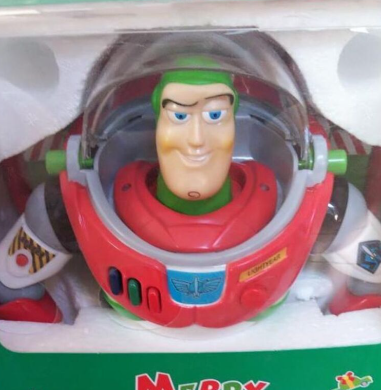 Toy Story Talking Buzz Lightyear Figure Merry Christmas Tokyo