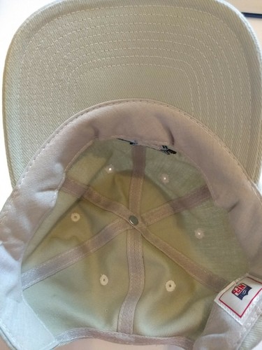 NFL Carolina Panthers Football Hat Adjustable Hook and Loop Adult Cap Khaki - Picture 8 of 10